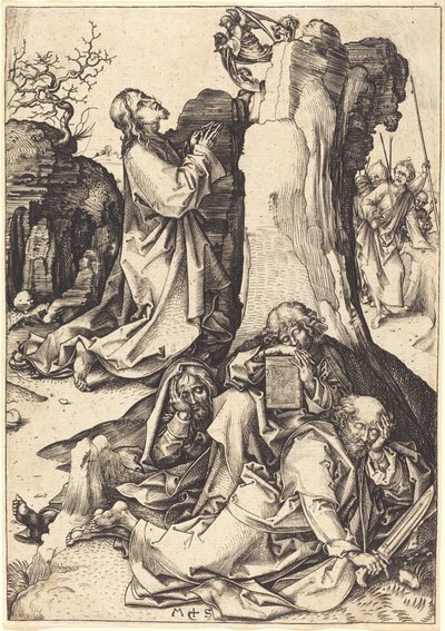 La Agonía en el Jardín de Martin Schongauer
