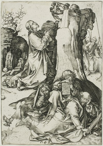 La agonía en el jardín, de La Pasión de Martin Schongauer