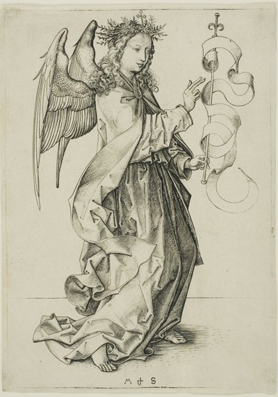 El ángel de la Anunciación de Martin Schongauer