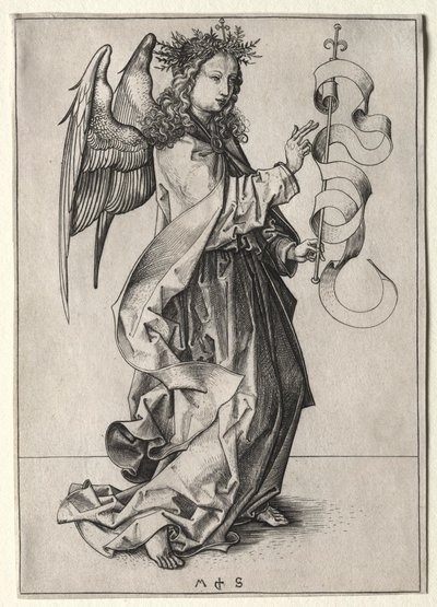 El ángel de la Anunciación de Martin Schongauer