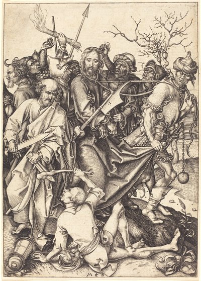 La Traición y Captura de Cristo de Martin Schongauer