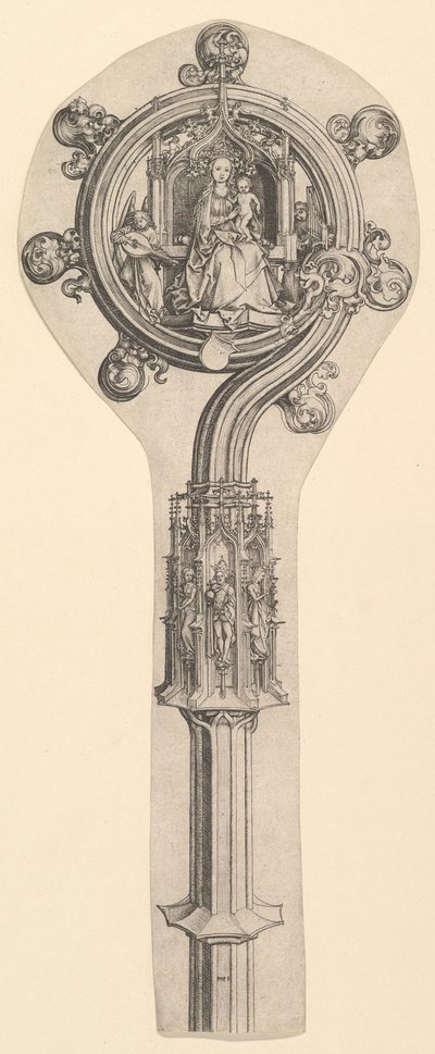 El báculo, ca. 1435-1491 de Martin Schongauer