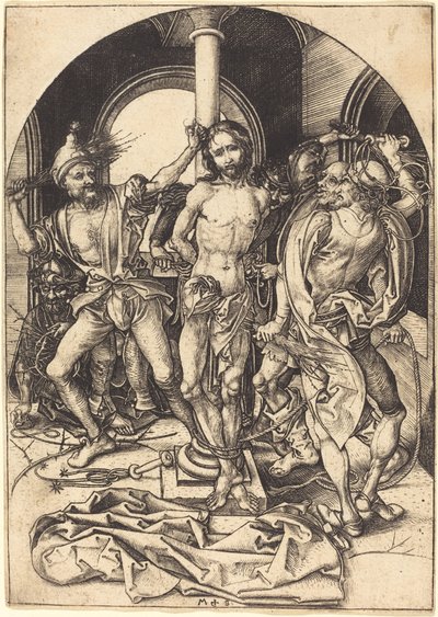 La Flagelación de Martin Schongauer
