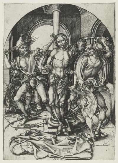 La flagelación de Martin Schongauer