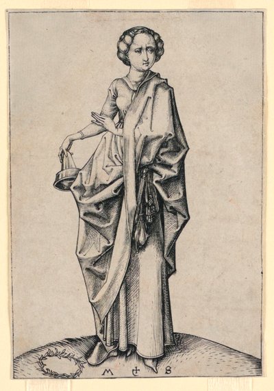 La Cuarta Virgen Necia de Martin Schongauer