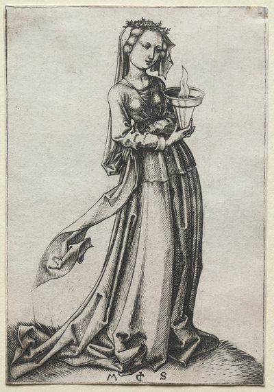 La Cuarta Virgen Sabia de Martin Schongauer