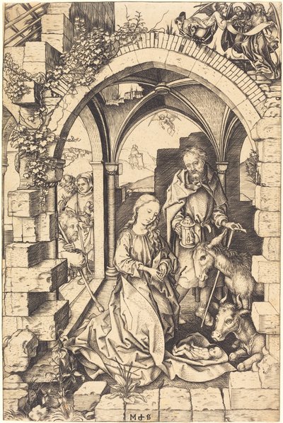 La natividad de Martin Schongauer