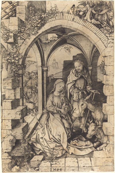 La natividad de Martin Schongauer