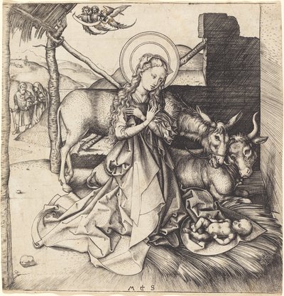 La Natividad de Martin Schongauer