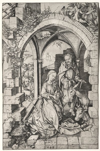 La Natividad de Martin Schongauer