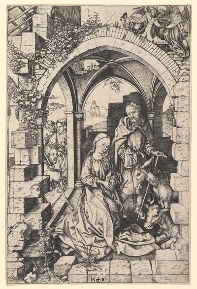 La Natividad, ca. 1435-1491 de Martin Schongauer