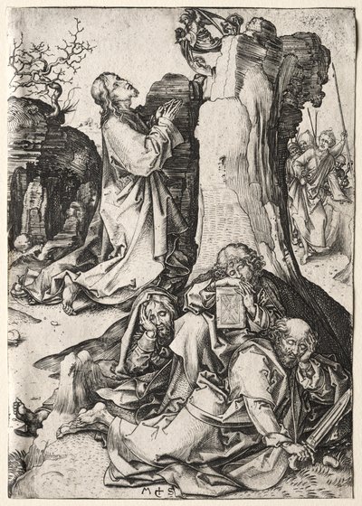 La Pasión: La agonía en el jardín de Martin Schongauer