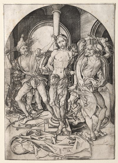La Pasión de Jesucristo: La Flagelación de Martin Schongauer