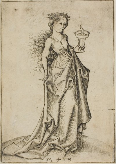 La segunda Virgen Sabia de Martin Schongauer