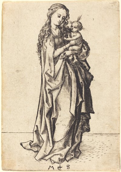 La pequeña Madonna y el niño de Martin Schongauer