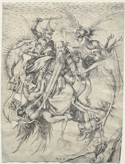La tentación de San Antonio de Martin Schongauer