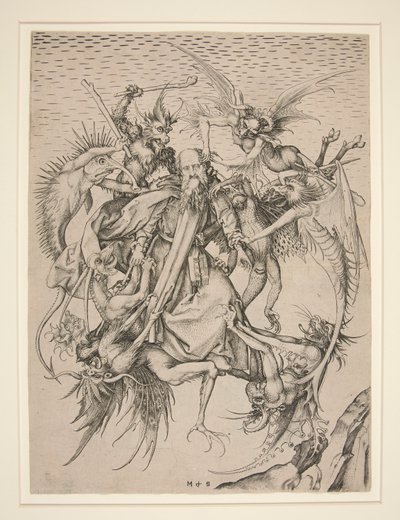 Las Tribulaciones de San Antonio de Martin Schongauer