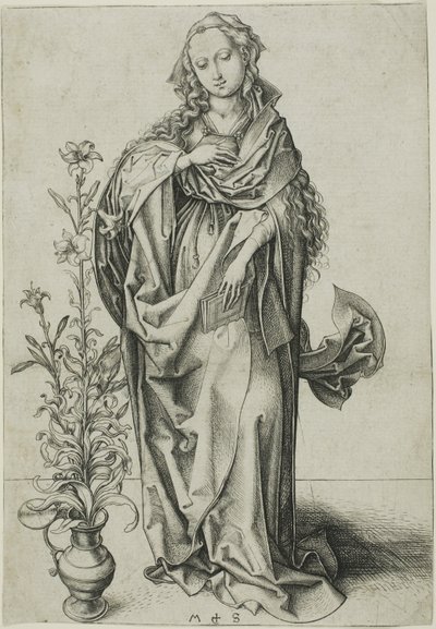 La Virgen de la Anunciación de Martin Schongauer
