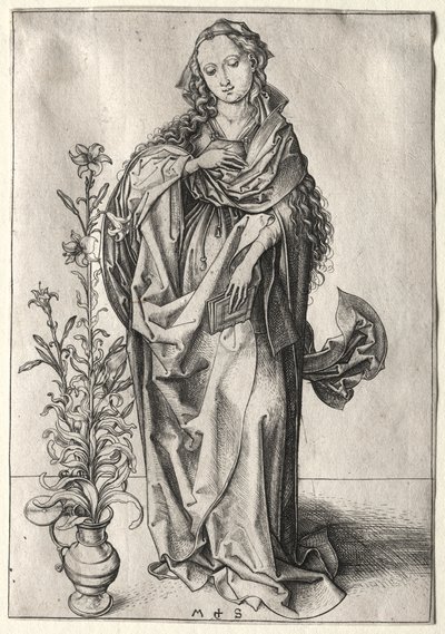 La Virgen de la Anunciación de Martin Schongauer