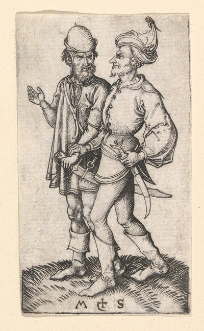 Dos turcos de Martin Schongauer