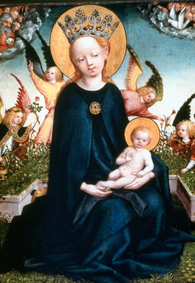 Virgen y Niño, siglo XV de Martin Schongauer