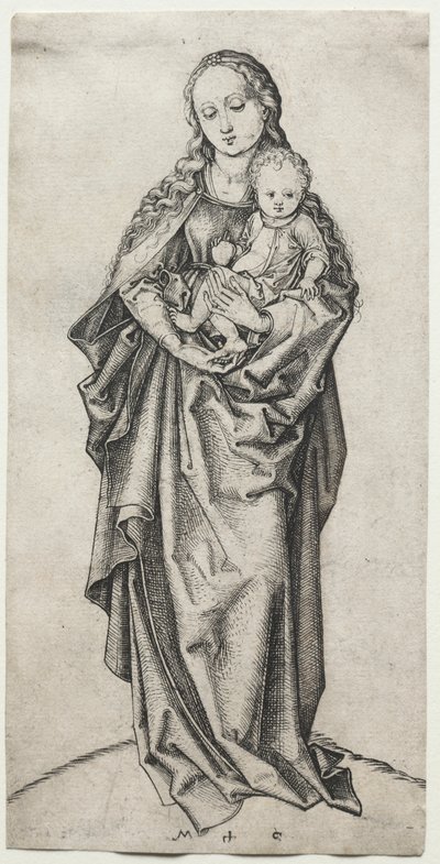 Virgen y Niño con una manzana de Martin Schongauer