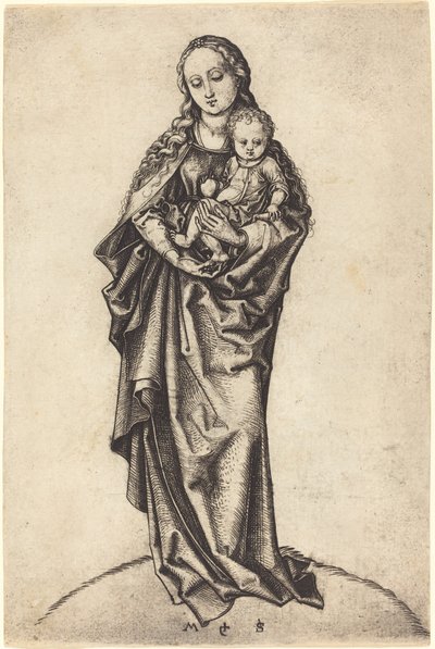 La Virgen y el Niño con la Manzana de Martin Schongauer