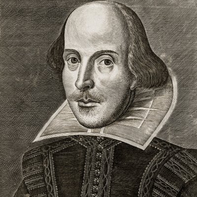 Retrato de William Shakespeare por Martin Droeshout de Martin the elder Droeshout