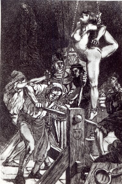 Castigo de una bruja, 1911 de Martin van Maele