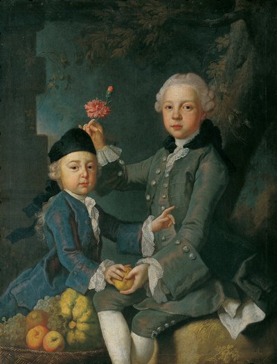 Doble retrato de Leopold y Vinzenz Ruard de Martin van Meytens d. J.