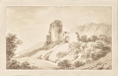 Paisaje con ruinas de Martin von Molitor