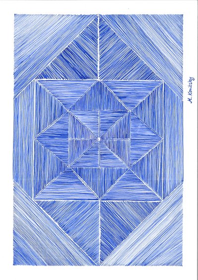Tinta azul de Martina Konitzky
