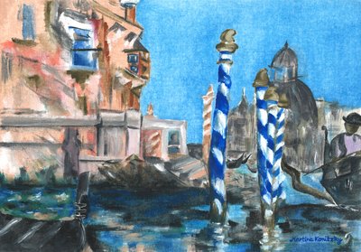 Canal Grande (homenaje a Edouard Manet) de Martina Konitzky
