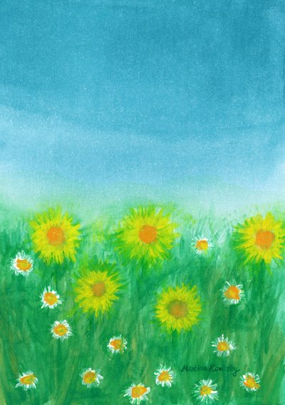 El prado de primavera de Martina Konitzky