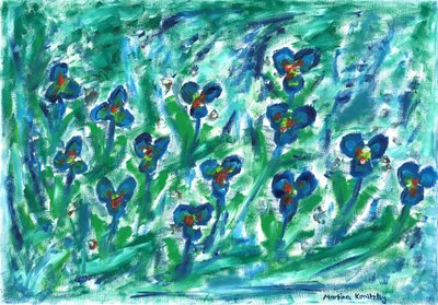 Prado de violetas de Martina Konitzky