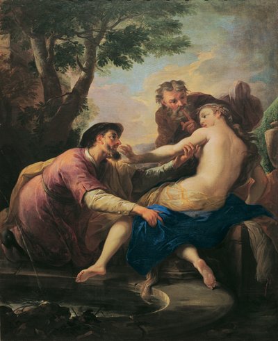 Susana y los dos viejos de Martino Altomonte