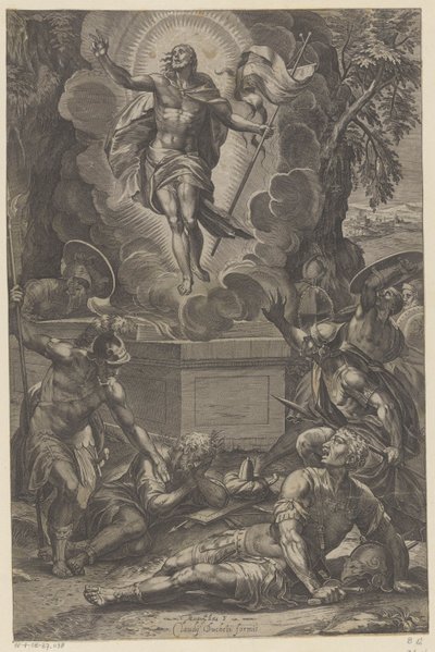 resurrección de cristo de Martino Rota