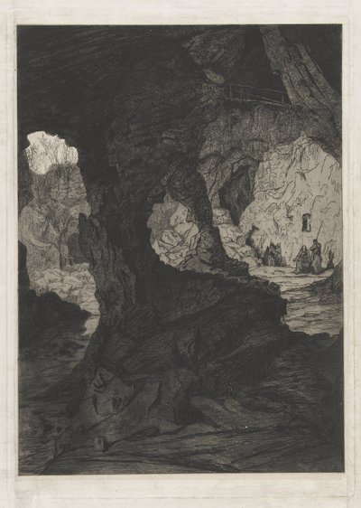 vista de una cueva de Martinus Antonius Kuytenbrouwer jr.