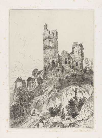 Torre del castillo de Falkenstein de Martinus Antonius Kuytenbrouwer jr.
