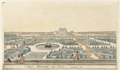 Vista de Huis De Voorst de Martinus Berkenboom
