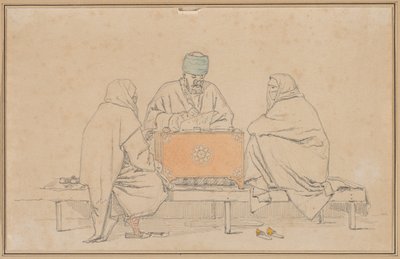 Un notario turco y dos mujeres de Martinus Rørbye