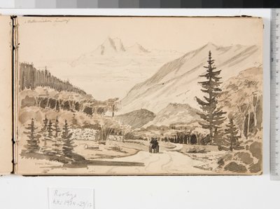 Paisaje alpino de Martinus Rørbye