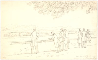Alter Zoll con vistas a los Siebengebirge de Martinus Rørbye