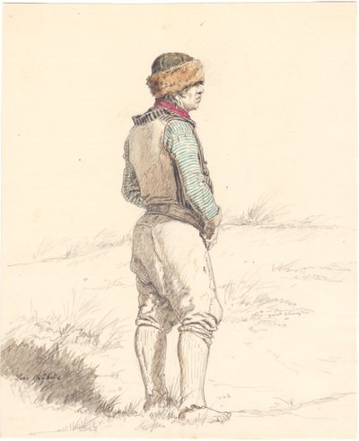 El pescador Lars Gayhede en Skagen de Martinus Rørbye