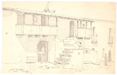 Calle en Grotta Minarda en Abruzzo de Martinus Rørbye