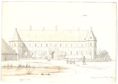 La mansión de Voergaard de Martinus Rørbye