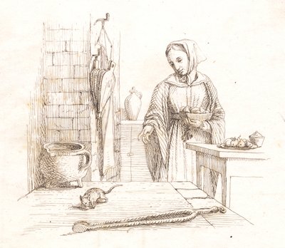 Ilustración para "Halvhundrede Fabler for Børn" de Hey de Martinus Rørbye