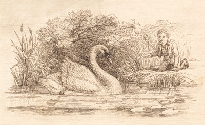 Ilustración para "Cincuenta Fábulas para Niños" de Hey de Martinus Rørbye