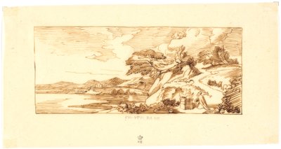Paisaje con motivo bíblico de Martinus Rørbye