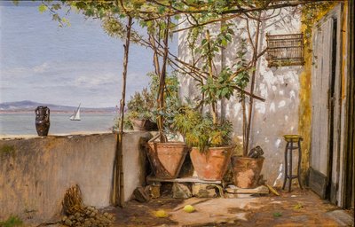 Loggia, Procida de Martinus Rorbye